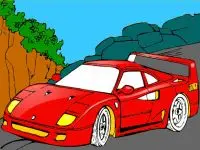 Play Ferrari Coloring online for free