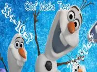 Play Olaf Math Test online for free