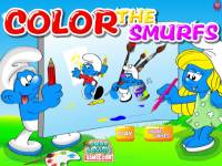 Play Color the Smurfs! online for free
