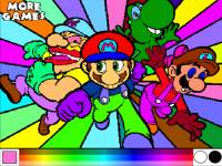 Play Mario Coloring online for free