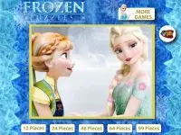 Play Elsa and Anna Puzzle online for free