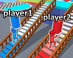 Play Stairs Race 2P online for free