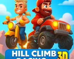 Play Hill Climb Racing 3D online for free