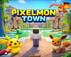 Play Pixelmon Town online for free